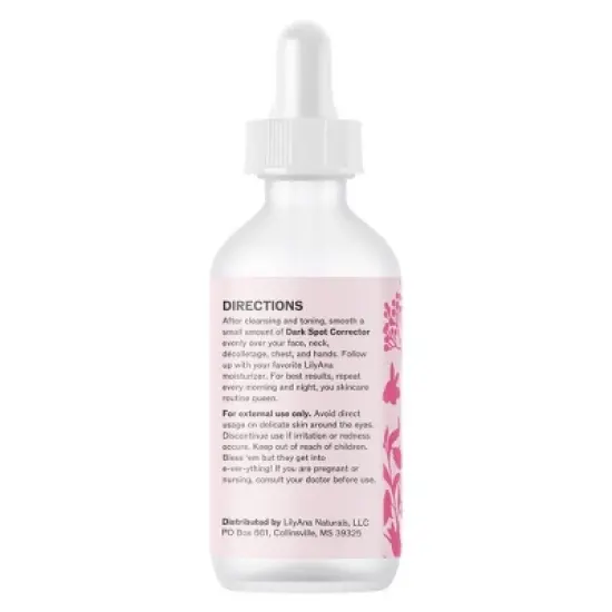 LilyAna Naturals Dark Spot Corrector Face Serum - 1oz image {2}