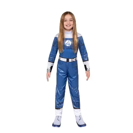 Marvel Girl's Fantastic Four Halloween Costume Jumpsuit 5pc image {2}