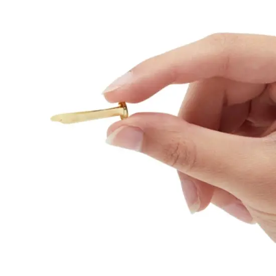 Juvale 500 Pieces Mini Metal Brads for Crafts, Split Pin Brass Paper Fasteners for Scrapbooking, Handmade Cards, DIY Projects, 5 Assorted Sizes image {3}