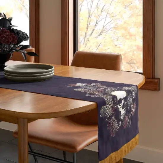 72"x14" Table Runner with Fringe - Threshold&trade; image {1}