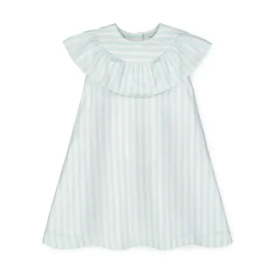 Hope & Henry Girls' Ruffle Yoke A-Line Dress, Toddler image {8}