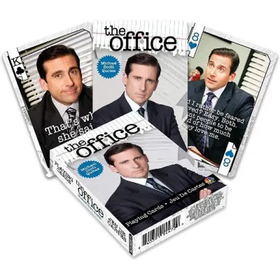 Aquarius Puzzles The Office Michael Quotes Playing Cards | 52 Card Deck + 2 Jokers image {4}