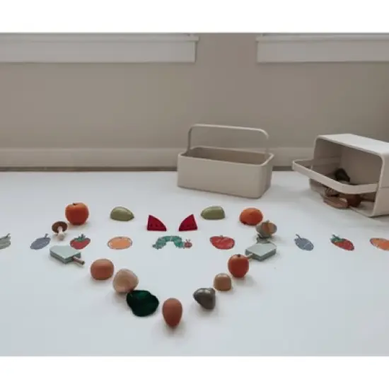 LITTLE Bot Ofie Mat x World of Eric Carle Activity Play Center - Caterpillar Life + Country Road Nordic image {3}