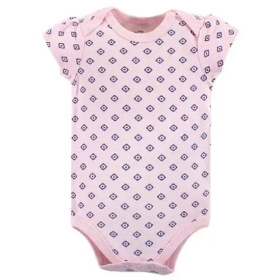 Little Treasure Baby Girl Cotton Bodysuits 5pk, Free Spirit image {4}