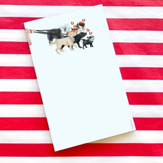 Dogs Likes 5" x 8" Notepad by Ramus & Co (50 Heavyweight Tear-Off Sheets) image {1}