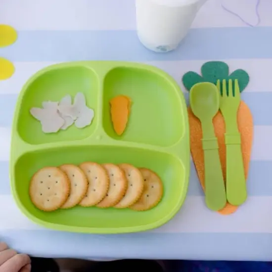 Re-Play 2pc Toddler Utensil Pair - Lime image {3}