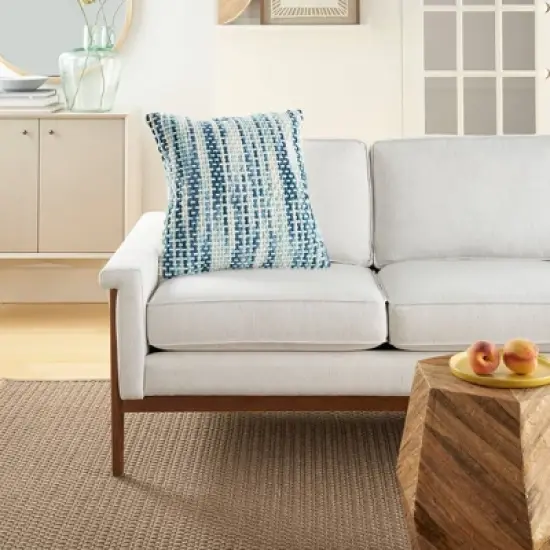 20"x20" Oversize Life Styles Spacedye Basketweave Square Throw Pillow - Mina Victory image {2}