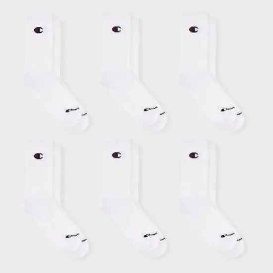 Champion Women's 6pk Crew Socks image {6}