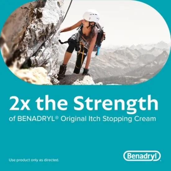 Benadryl Extra Strength Anti-Itch Topical Analgesic Cream - 1oz image {5}