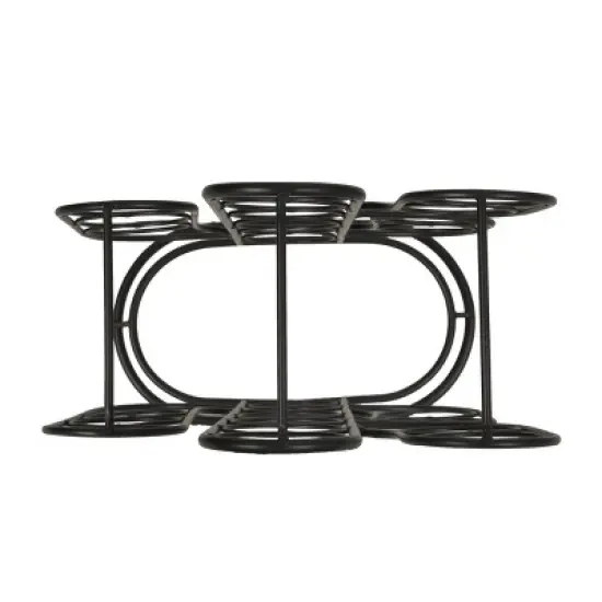 KTMBDW Countertop Wine Rack - 13 Bottle Freestanding Modern Metal, Tabletop Wine Holder Stand for Cabinet,Pantry - Wine Racks Countertop, Black image {5}