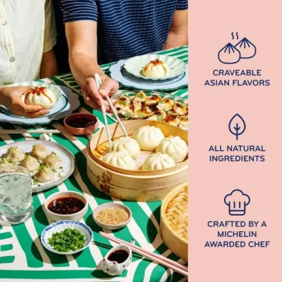 Laoban Dumplings Frozen Bao Buns Spicy Beef - 10oz/4pk image {3}