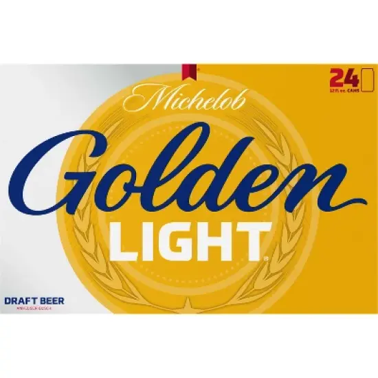 Michelob Golden Light Draft Beer - 24pk/12 fl oz Cans image {3}