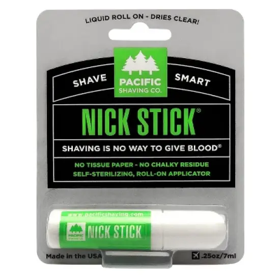 Pacific Shaving Co. Nick Stick Liquid Roll On - Trial Size - 0.25oz image {3}