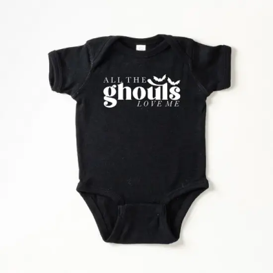The Juniper Shop All The Ghouls Love Me Baby Bodysuit image {2}