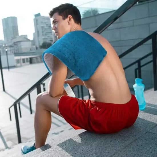 SereneLife  Home Comfort Heating Pad - Coral Fleece image {8}