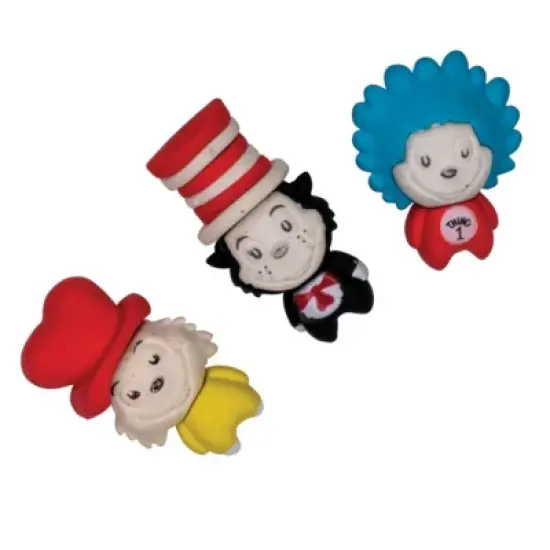 Themed 3D Puzzle Erasers (6 Pack) - Fun Educational image {2}