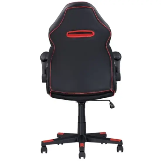 Kumasinova Adjustable Ergonomics Gaming Chair 360&deg; Swivel Chair with Wheel,Black/Red Computer Chair for Office&Home,Versatile Leisure Chair,Black/Red image {3}