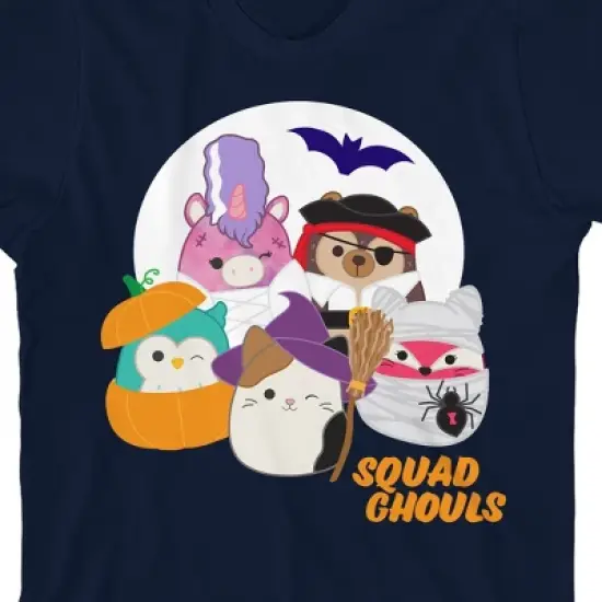 Squishmallows Halloween Squad Ghouls Youth Blue Short Sleeve Tee image {1}