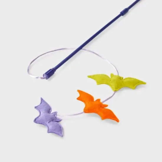 17.5" Bats Cat Wand Toy - Boots & Barkley&trade; image {2}