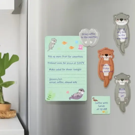 Wrapables Sticky Notes Set, Memo Notepads, Book Tabs, Page Markers, Sticky Notes, Home and Office Supplies (440 Sheets Total), Otters image {4}