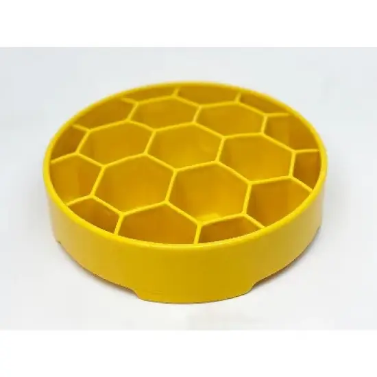 Honeycomb Design eBowl Enrichment Slow Feeder Bowl for Dogs image {9}