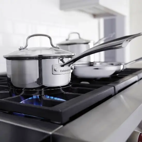 Cuisinart 13pc Professional Series Stainless Steel Cookware Set image {2}