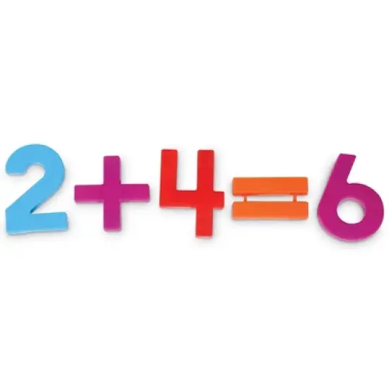 Learning Resources Jumbo Magnetic Numbers & Operations image {2}