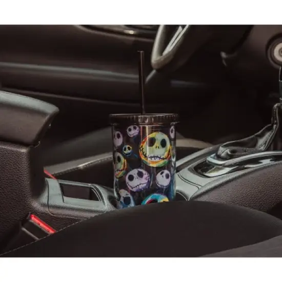 Silver Buffalo Disney The Nightmare Before Christmas Jack Skellington Faces Carnival Cup image {5}