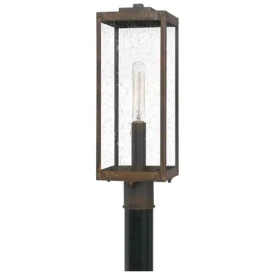 Quoizel Lighting Westover 1 - Light Post Light in  Industrial Bronze image {1}