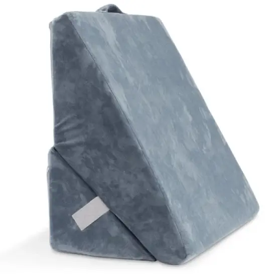 Made Medical Bed Wedge Pillow for Sleeping - Memory Foam Cushion Body Positioner Back Support Pillow image {2}