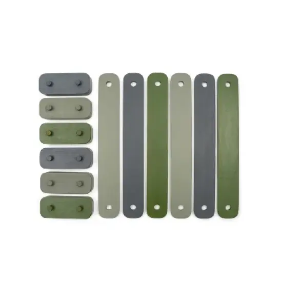 JumpOff Jo &ndash; Boardwalk - Wood Balance Beam Obstacle Course, Montessori, Gymnastics Toy for Kids &ndash; 12 Piece Set with Carry Bag image {2}