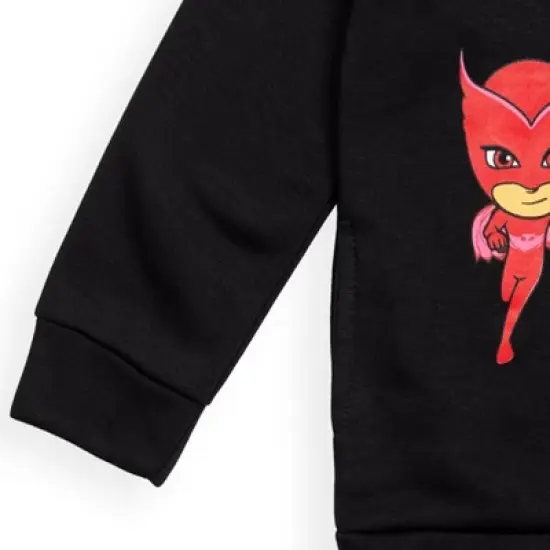 PJ Masks Catboy Owlette Gekko Toddler Boys Fleece Pullover Hoodie Black  image {4}