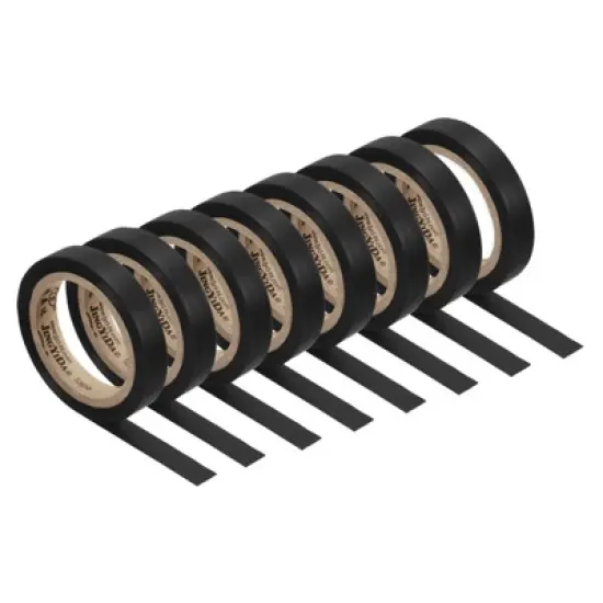 Unique Bargains PVC Sticky Seal Tennis Badminton Racket Grip Finishing Tapes 8 Pcs image {5}