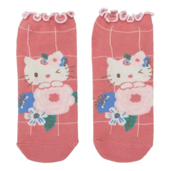 Hello Kitty & Friends Floral Character Art 5-Pair Women's Ankle Socks image {1}