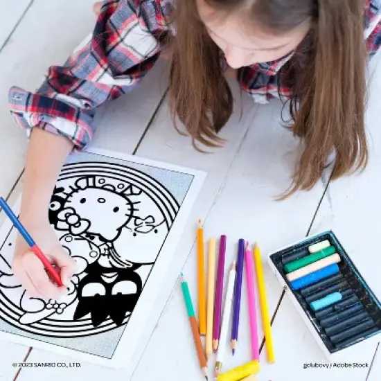 Hello Kitty Glitter & Color Book image {4}