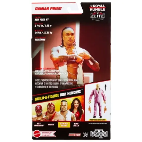 WWE Elite Royal Rumble 2023 Damian Priest Action Figure image {1}