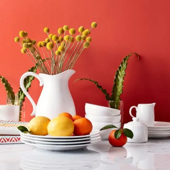 2.5L Porcelain Pitcher White - Threshold&trade; image {4}