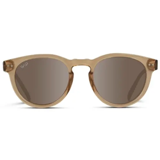 WMP Eyewear Classic Round Acetate Polarized Sunglasses image {4}