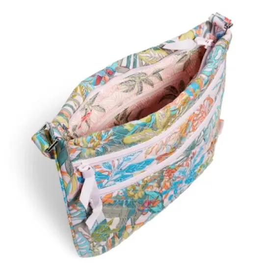 Vera Bradley Women's  Cotton Triple Zip Hipster Crossbody Bag image {3}