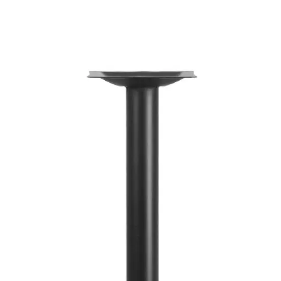 Flash Furniture 23.75'' x 30'' Restaurant Table X-Base with 3'' Dia. Table Height Column image {3}
