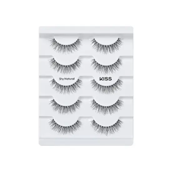 KISS Products False Eyelashes 01 - So Natural - 10ct image {6}