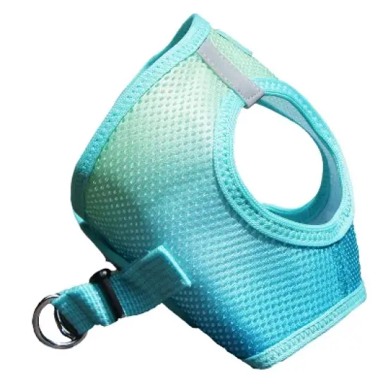 Doggie Design American River Choke Free Dog Harness Ombre Collection-Aruba Blue image {1}