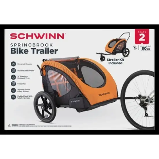 Schwinn Springbrook Trailer Bike Accessory Mount - Orange image {6}