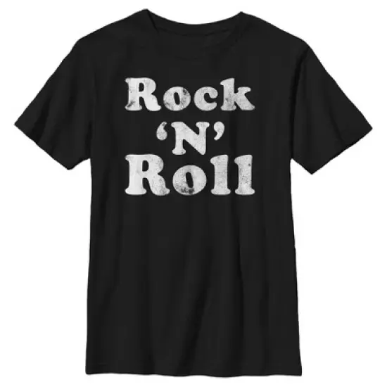 Boy's Lost Gods Rock 'N' Roll Distressed T-Shirt image {4}