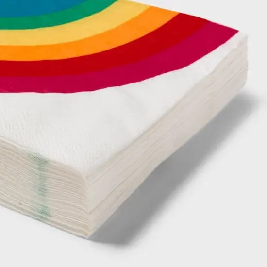 30ct Rainbow Lunch Napkins - Spritz&trade; image {2}