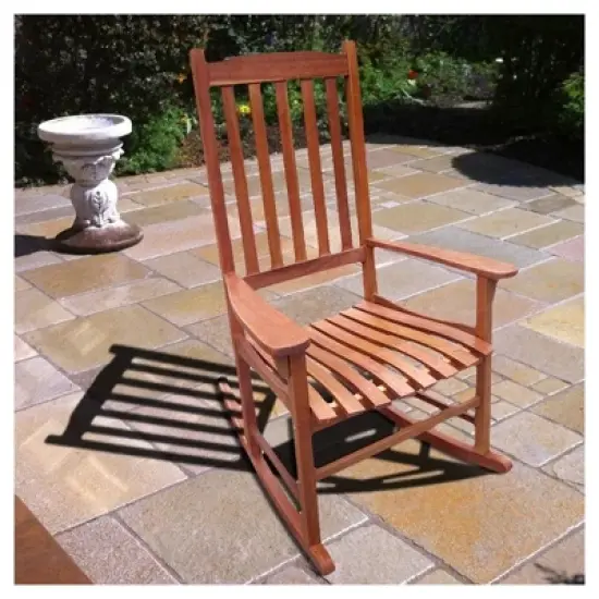 Traditional Rocking Chair - Oil Based Stain - Merry Products image {1}