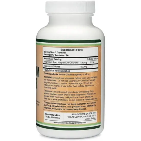 Magnesium Chloride - 180- x 500 mg capsules image {1}