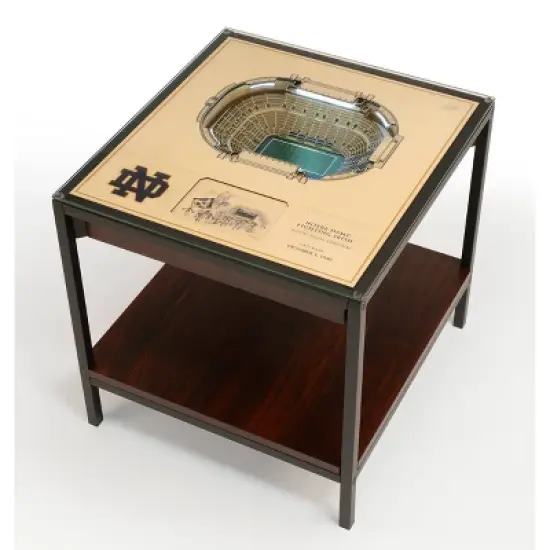 NCAA Notre Dame Fighting Irish 25-Layer StadiumViews Lighted End Table image {5}
