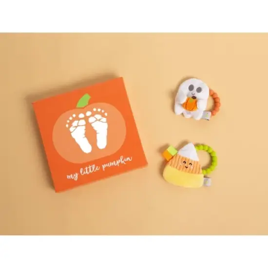 Pearhead My Little Pumpkin Halloween Canvas for Baby's Footprints image {5}