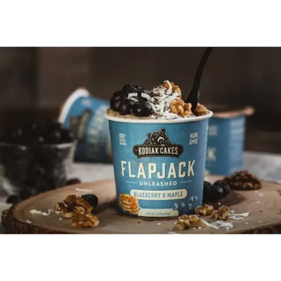 Kodiak Cakes Protein-Packed Single-Serve Flapjack Cup Blueberry & Maple - 2.22oz image {3}